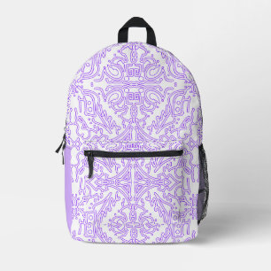 Sac À Dos Imprimé Nébuleuse Mystique Lilas