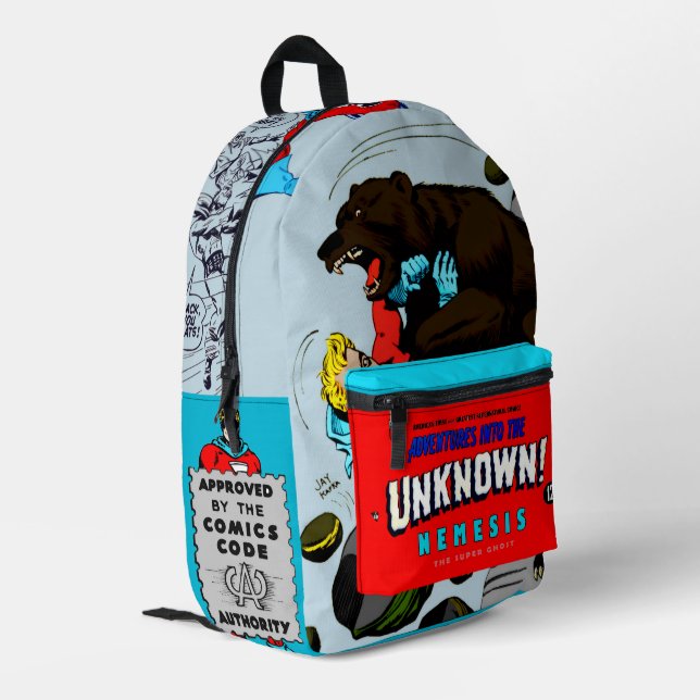 Sac À Dos Imprimé NEMESIS: The Super Ghost Backpack  (Coin arrière gauche)