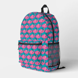 Sac À Dos Imprimé Néon Flamingos