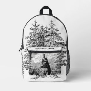 Sac À Dos Imprimé Nimrod - Ours et abeilles