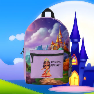 Sac À Dos Imprimé Nom d'ajout de la mignonne Princesse