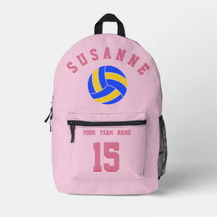 Sac À Dos Imprimé Nom d'équipe de volley-ball personnalisé Impressio