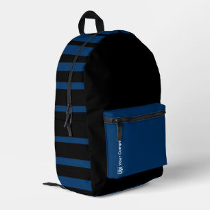 Sac À Dos Imprimé Nom du logo de la société de promotion Bleu rayé N