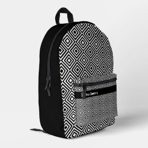 Sac À Dos Imprimé Nom du logo de la société promotionnelle noir et b