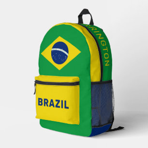 Sac À Dos Imprimé Nom personnalisé Brésil