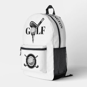 Sac À Dos Imprimé Nom personnalisé Golf