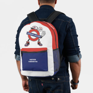Sac À Dos Imprimé Nom personnalisé London Calling