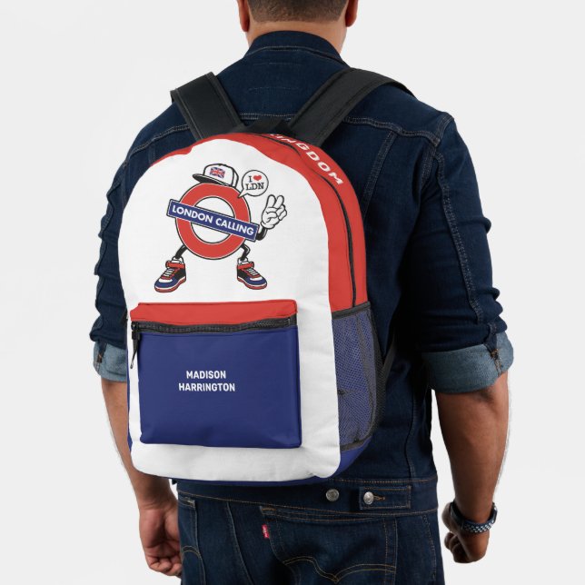 Sac À Dos Imprimé Nom personnalisé London Calling (Insitu (Modèle))