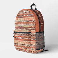 Nom personnalisé Motif Aztèque Tribal