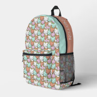 Nom personnalisé Motif Sleepy Cats