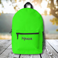 Nom personnalisé Neon Green et Black 3D