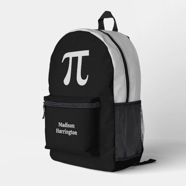Sac À Dos Imprimé Nom personnalisé Pi (Coin arrière droit)