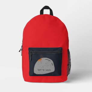 Sac À Dos Imprimé Non solitaire - Caractère amusant (rouge) imprimé