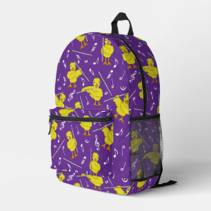 Sac À Dos Imprimé Notes de musique Flute Chick