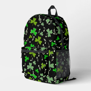 Sac À Dos Imprimé Notes musicales shamrocks