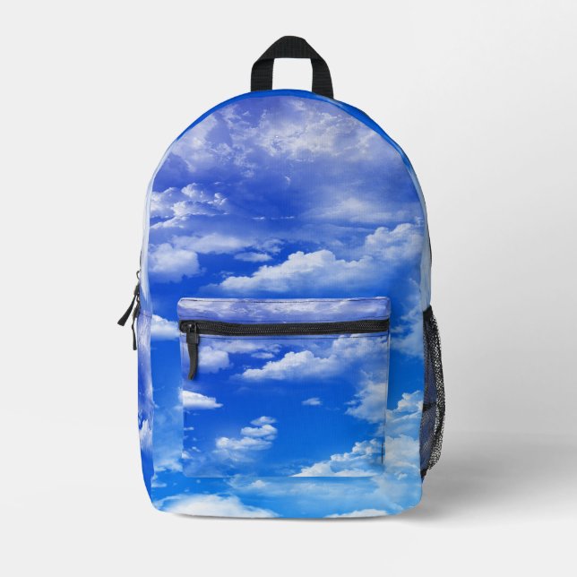 Sac À Dos Imprimé Nuages (Recto)