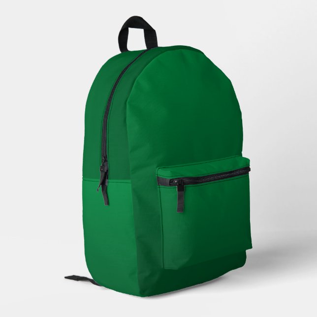 Sac À Dos Imprimé Nuances de dégradé subtil vert forêt (Coin arrière gauche)