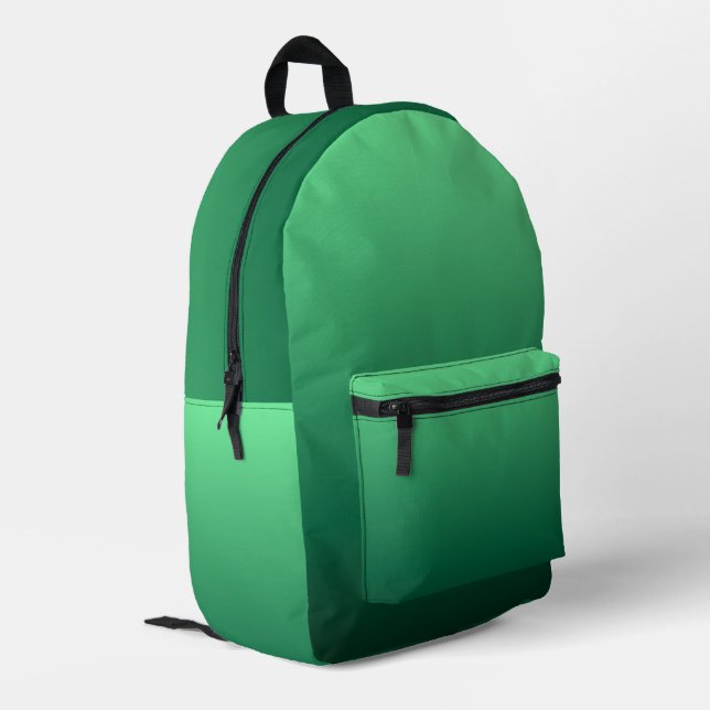 Sac À Dos Imprimé Nuances de vert émeraude  (Coin arrière gauche)