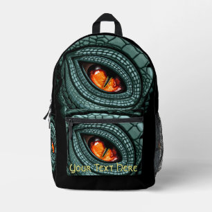 Sac À Dos Imprimé Œil de prédateur reptile primal