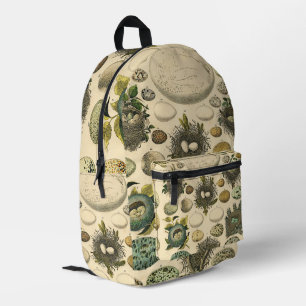 Sac À Dos Imprimé OEuf vintage Nid Art Peinture OEufs