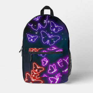 Sac À Dos Imprimé Œuvre d'art botanique fantaisiste colorée