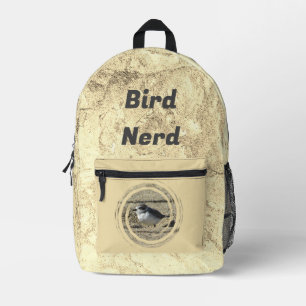 Sac À Dos Imprimé Oiseau Nerd Petite Plage Wading Animal Birdwatcher