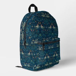 Sac À Dos Imprimé Oiseau par William Morris, textile artistique de j