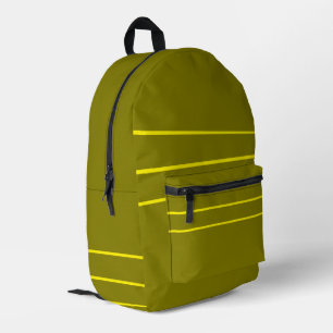 Sac À Dos Imprimé Olive avec jaune