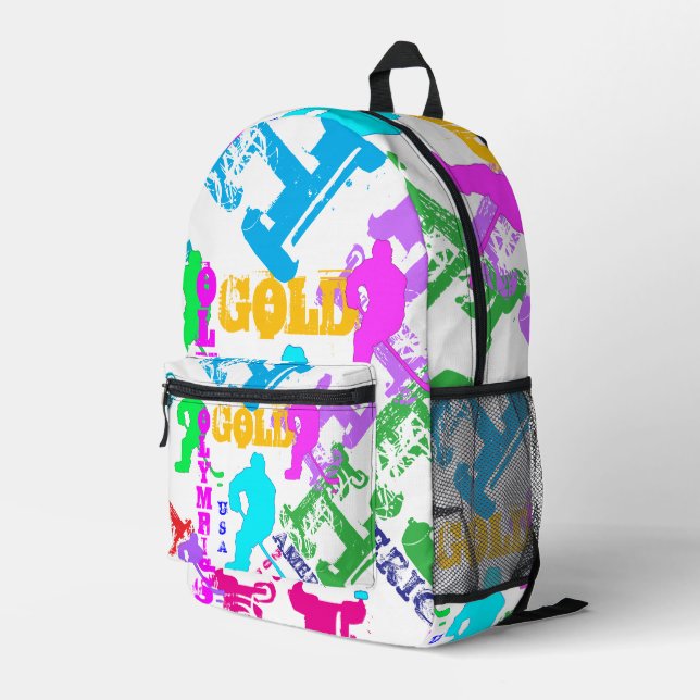 SAC À DOS IMPRIMÉ OLYMPIC HOCKEY (Coin arrière droit)