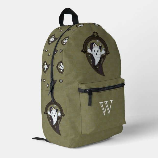 Sac À Dos Imprimé Ooh le Fantôme (Coin arrière gauche)