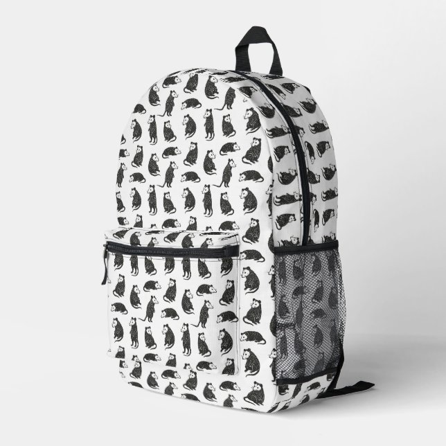 Sac À Dos Imprimé Opossums (Coin arrière droit)