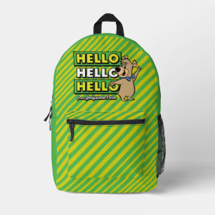 Sac À Dos Imprimé Ours Boo Boo Bonjour Bonjour Bonjour De Jellystone