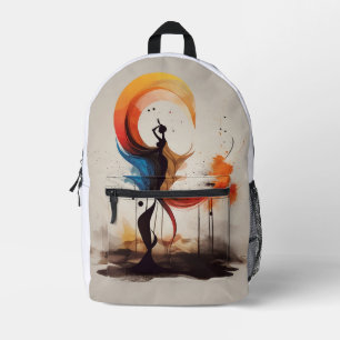 Sac À Dos Imprimé ouvert au coeur