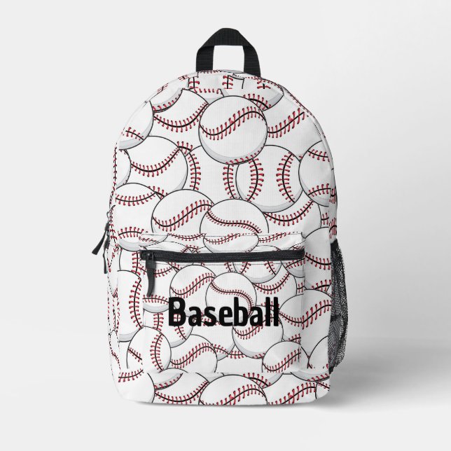 Sac À Dos Imprimé Pack arrière de conception Baseballs (Recto)