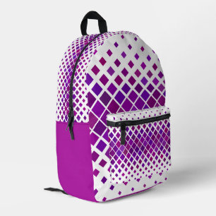 Sac À Dos Imprimé Pack arrière de conception de diamants magenta vio