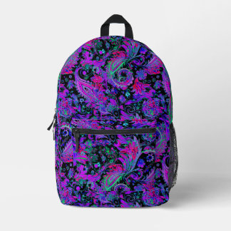 Sac À Dos Imprimé Paisley Psychedélique