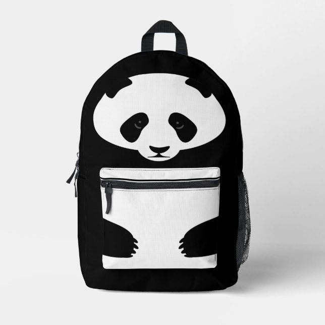 Sac À Dos Imprimé Panda de dessin animé (Recto)