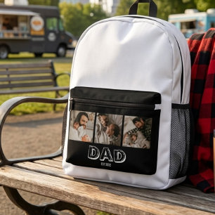 Sac À Dos Imprimé Papa a fondé 3 Cadeau photo souvenir pour père