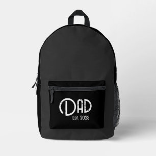 Sac À Dos Imprimé Papa établi lettres blanches Grunge