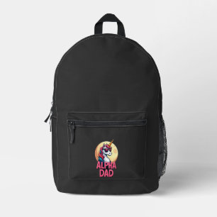 Sac À Dos Imprimé Papa licorne drôle Laufey hommes Fête des Pères No
