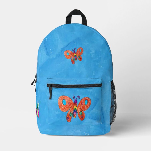 Sac À Dos Imprimé Papillon brillant (Recto)