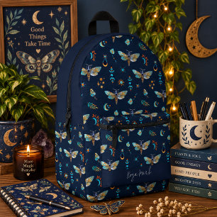 Sac À Dos Imprimé Papillon de nuit à motif floral