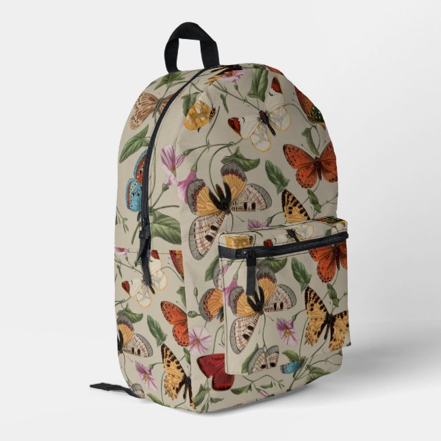 Sac À Dos Imprimé Papillon Moth Nature Collection Dessin (Coin arrière gauche)