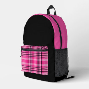 Sac À Dos Imprimé Papillon motif noir et rose