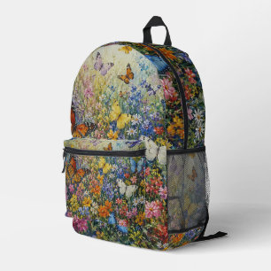 Sac À Dos Imprimé Papillons du Paradis – Une Fleur Sauvage Colorée