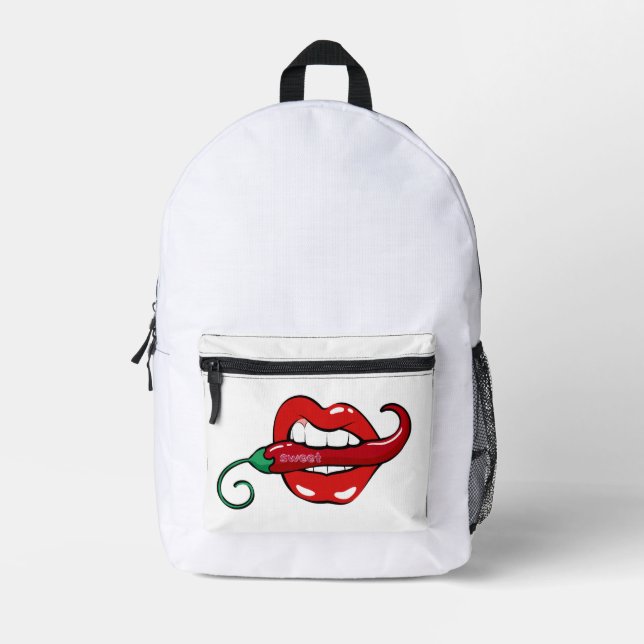 Sac À Dos Imprimé paprika (Recto)
