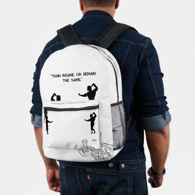 Sac À Dos Imprimé Paquet arrière ( Puissance ). (Insitu (Modèle))