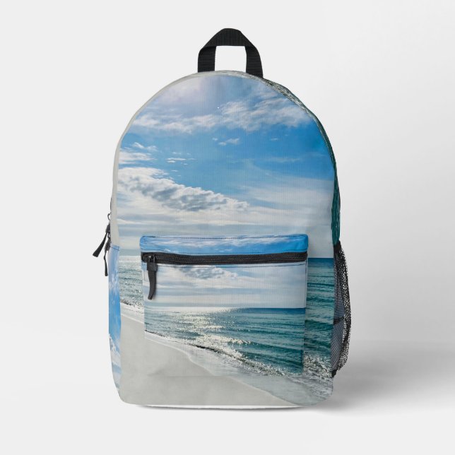 Sac À Dos Imprimé Parfait Beach Day Mon Happy Place Backpack (Recto)