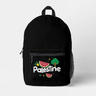 Sac À Dos Imprimé Parole palestinienne mignonne entourée de pastèque