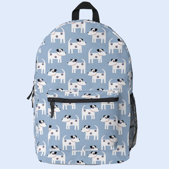 Sac À Dos Imprimé Parson Jack Russell Terrier Dog (Parson Jack Russell Terrier dog blue backpack)